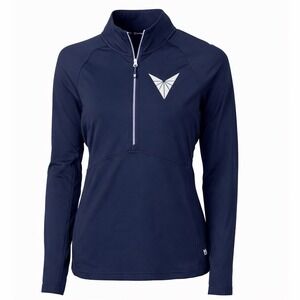 NWT Women's S/P Cutter & Buck Voyager Space Adapt Eco Knit Half‎ Zip Pullover